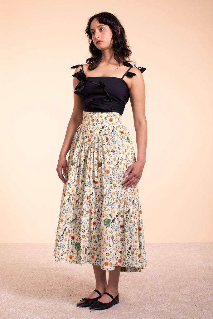 Garden Skirt - Ivory Illuminated - Made to Order