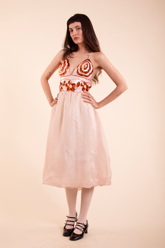 HKM Sequined Flower Dress - CM Archive