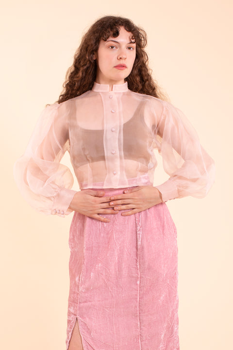 Helen Blouse - HKM - Blush