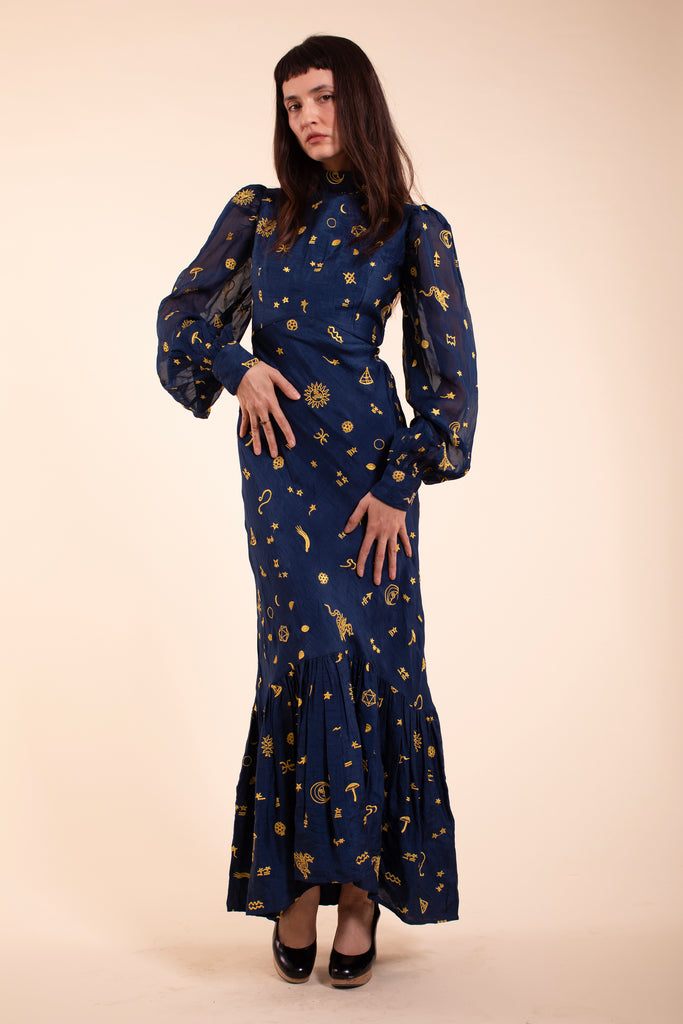 Luna Dress - Stargazer Embroidery