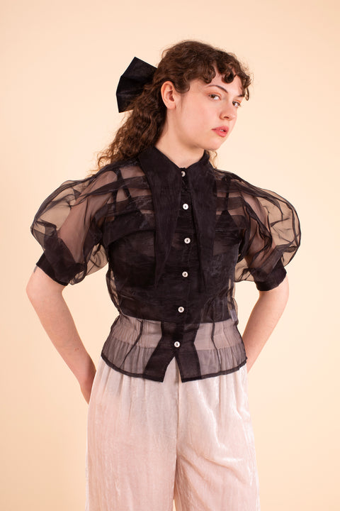 Diana Blouse - HKM - Black