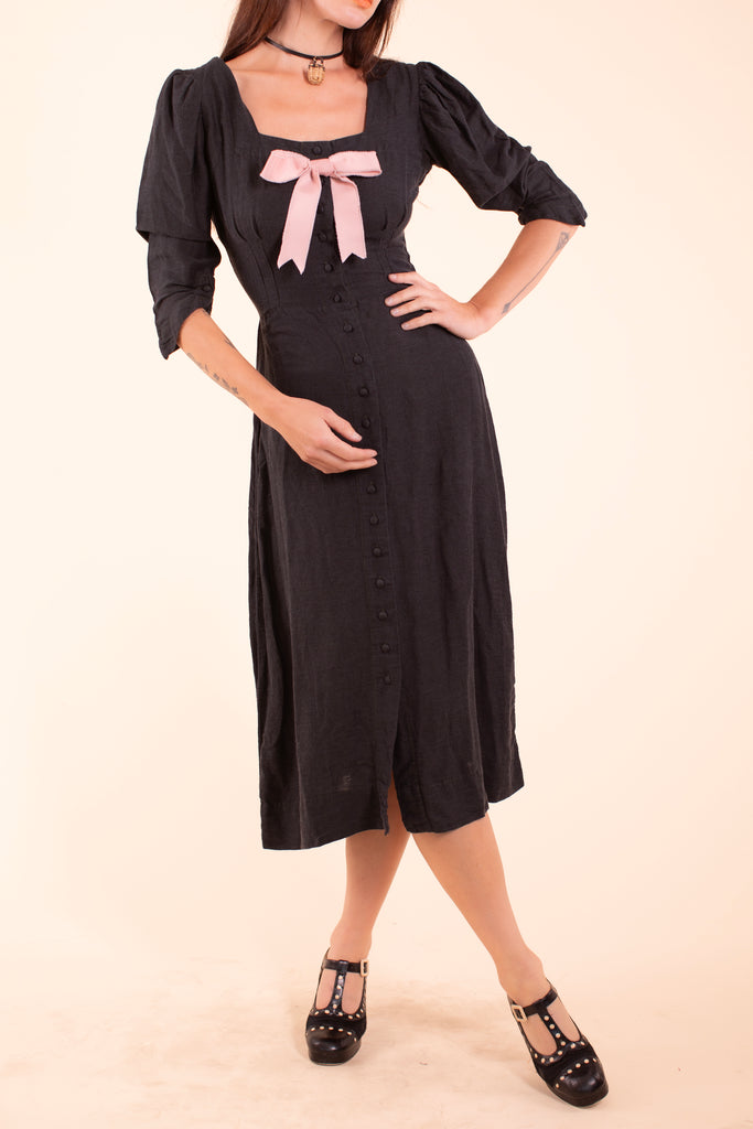 Adèle Dress - HKM - Black Bow - One of a Kind