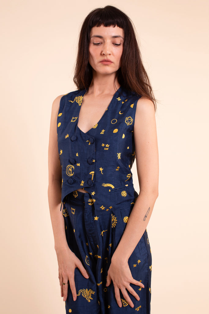 Oracle Vest - Stargazer Embroidery
