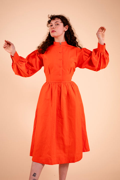 Fairfax Dress - HKM - Poppy Linen - Sample Sale