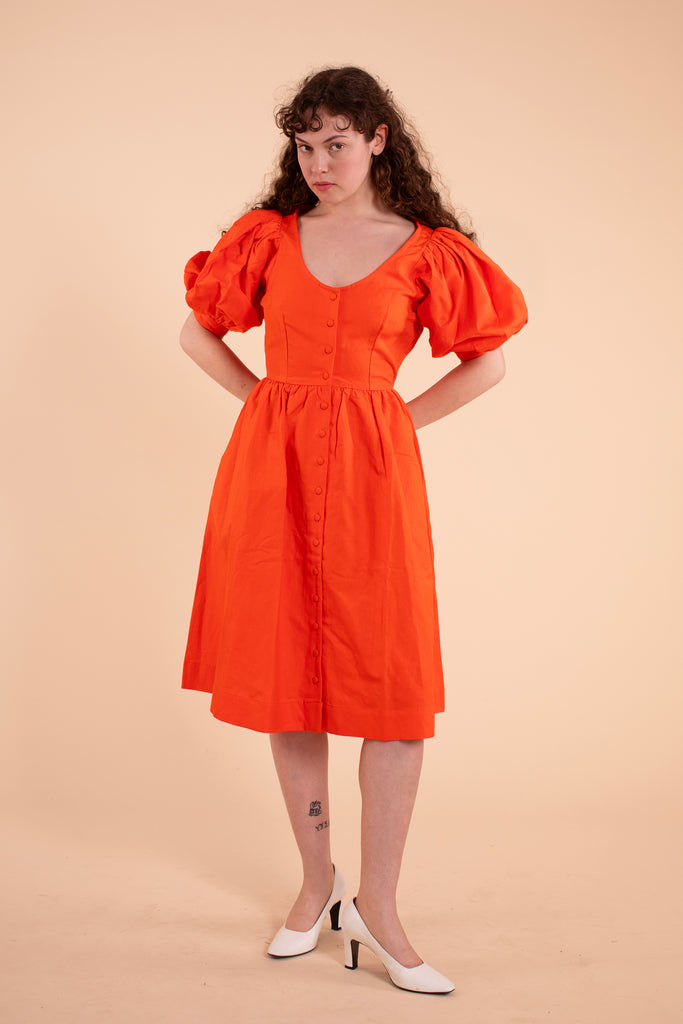Emma Dress - HKM - Poppy Linen