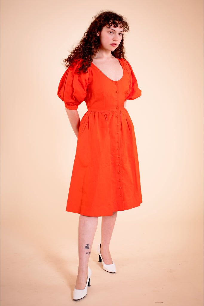 Emma Dress - HKM - Poppy Linen