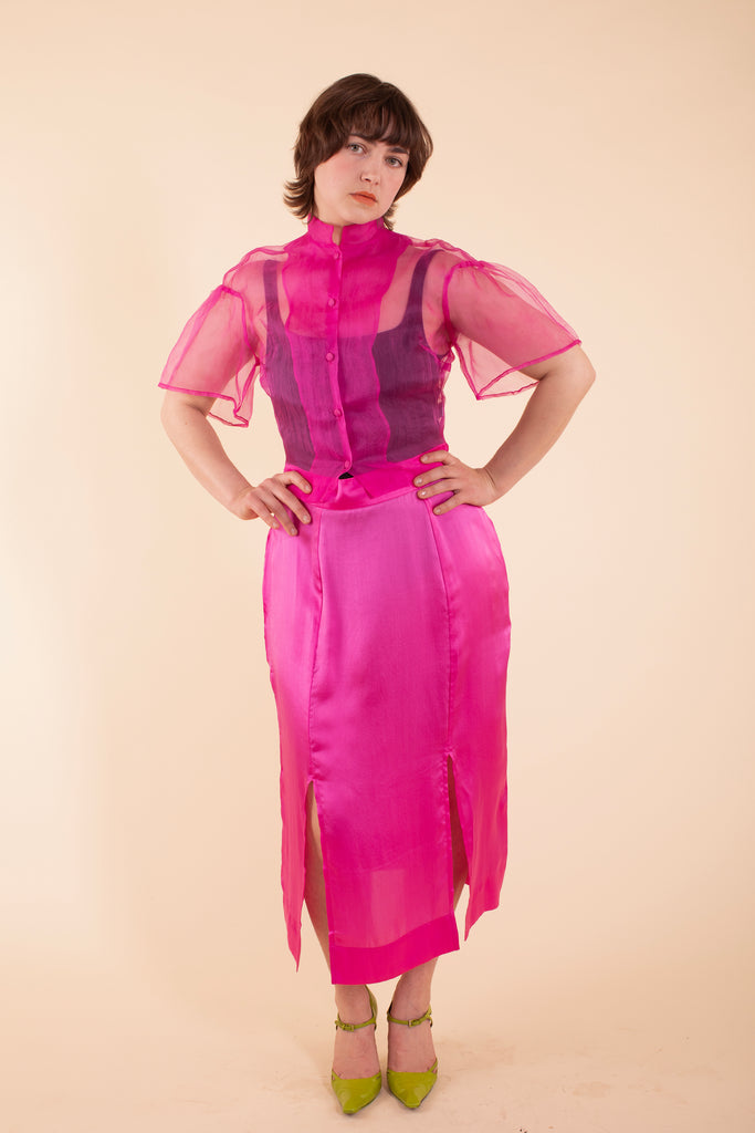 Jane Blouse - HKM - Raspberry Rose