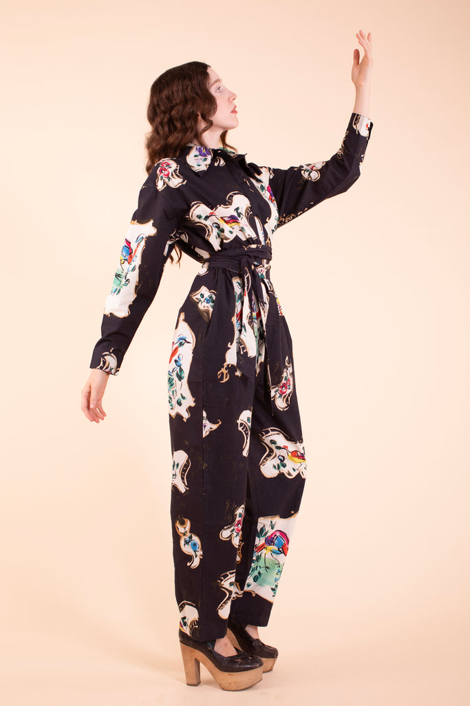 Pedestal Jumpsuit - Black Sèvres