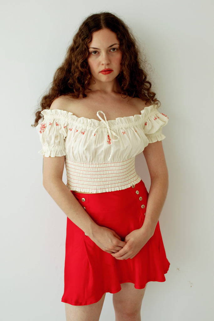 Romance Blouse - Delft