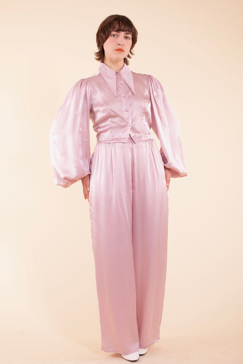 Sophie Pant - HKM - Lilac Silk