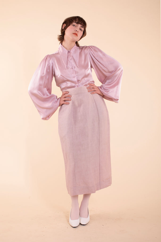 Eyre Skirt - HKM - Lilac Linen