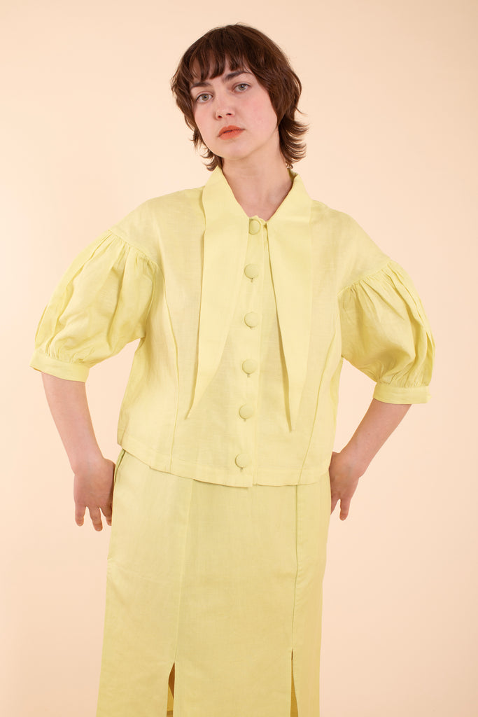 Knightley Blouse - HKM - Dew Linen