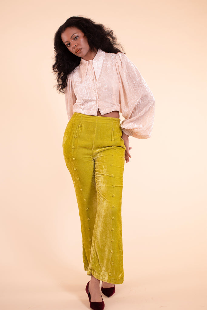 Troy Trouser - HKM - Chartreuse