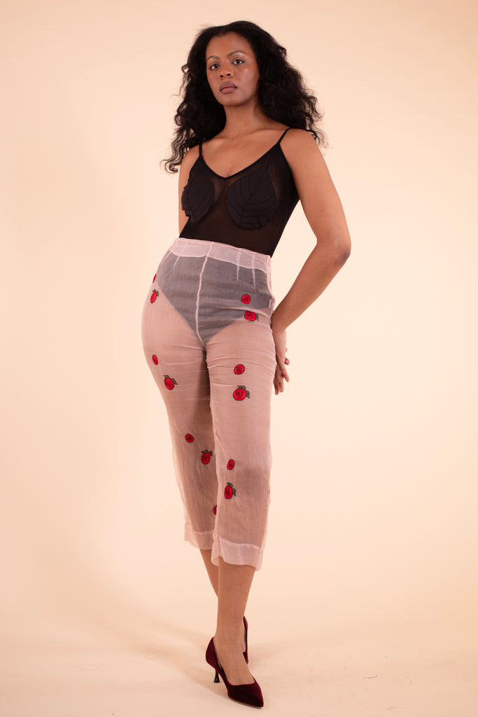 Weatherberry Pant - HKM - Rose Embroidery