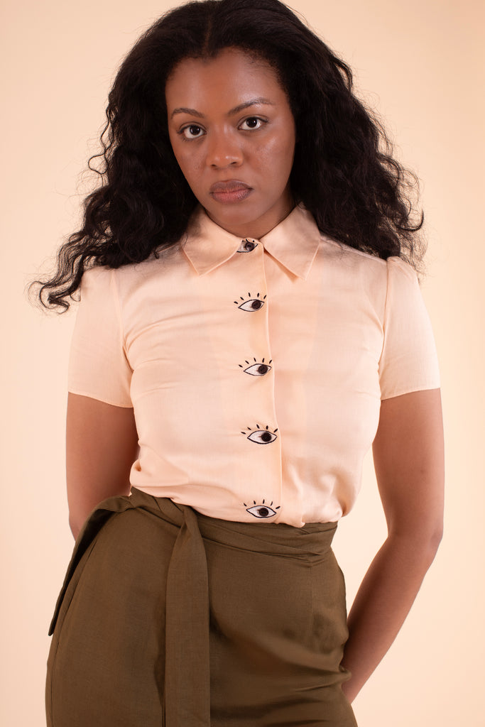 Eye See You Blouse - HKM