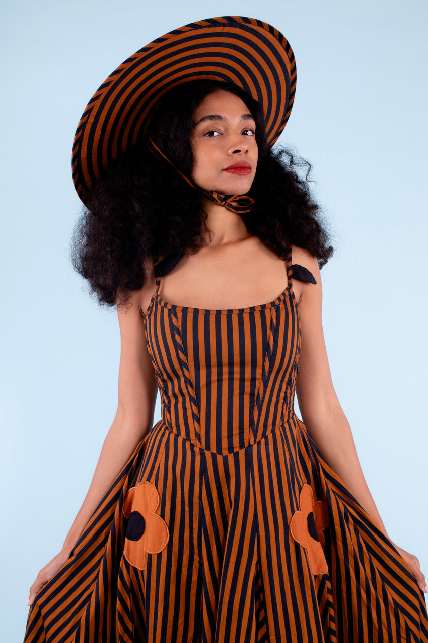 Vortex Hat - Earth/Black Stripe