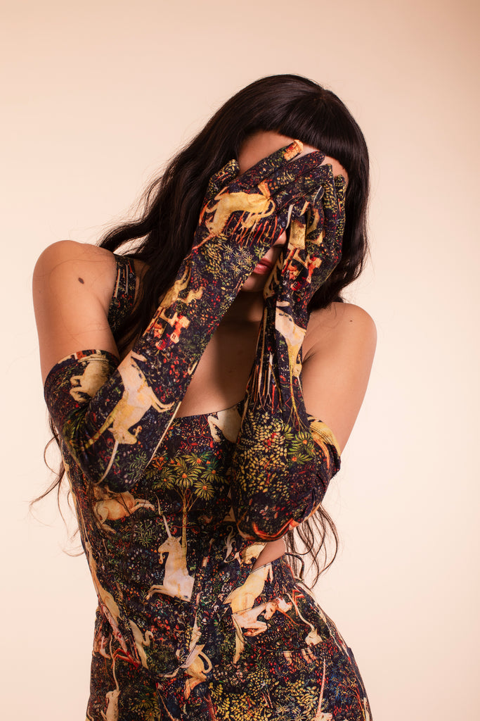 Opera Gloves - Midnight Tapestry