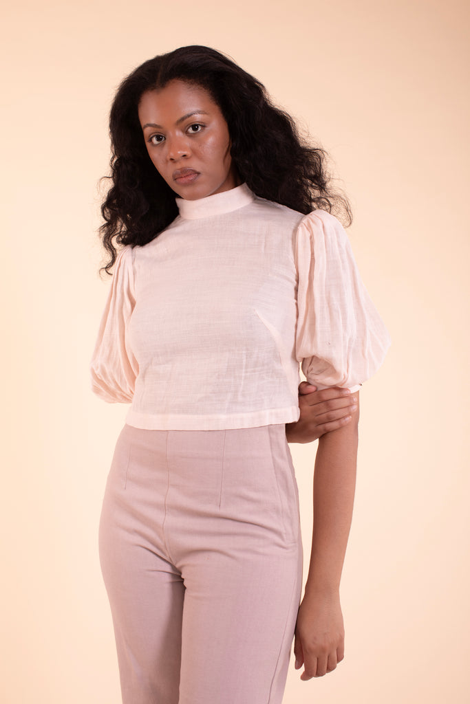 Georgina Blouse - HKM - Lilac Gauze
