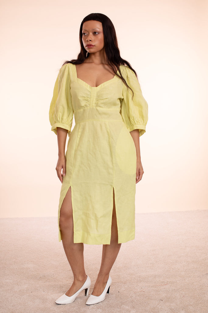 Elton Dress - HKM - Dew Linen