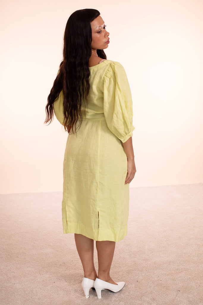 Elton Dress - HKM - Dew Linen