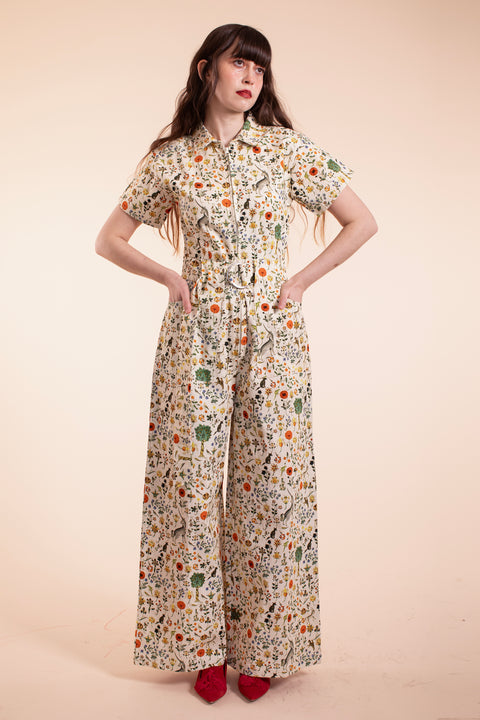 Wallflower Jumpsuit - Ivory Illuminated