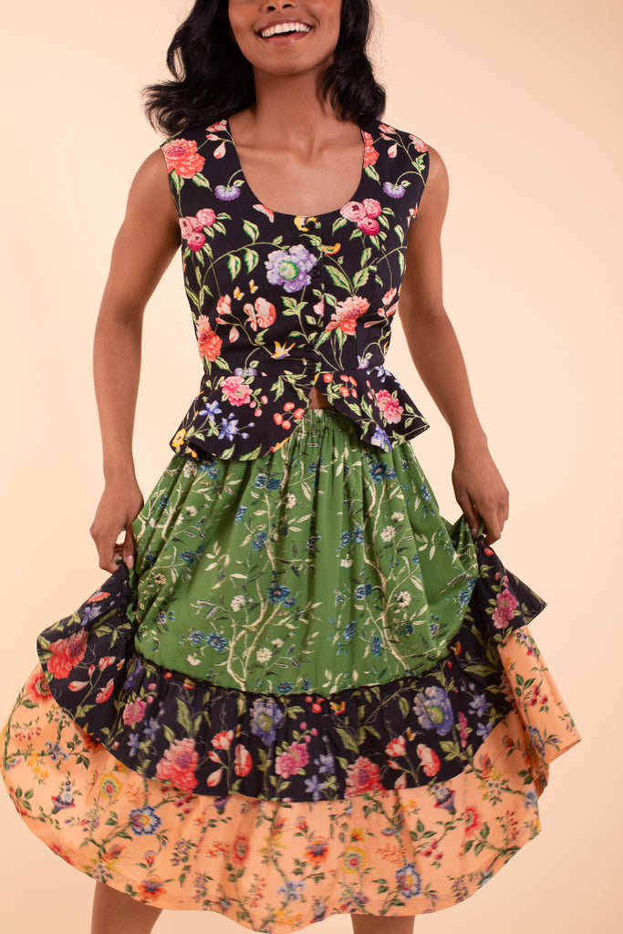 Sonnet Skirt - Wallpaper Prints