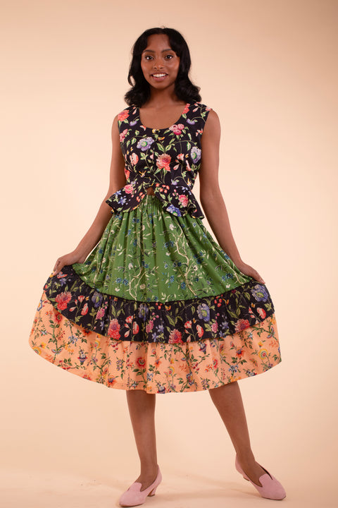 Sonnet Skirt - Wallpaper Prints