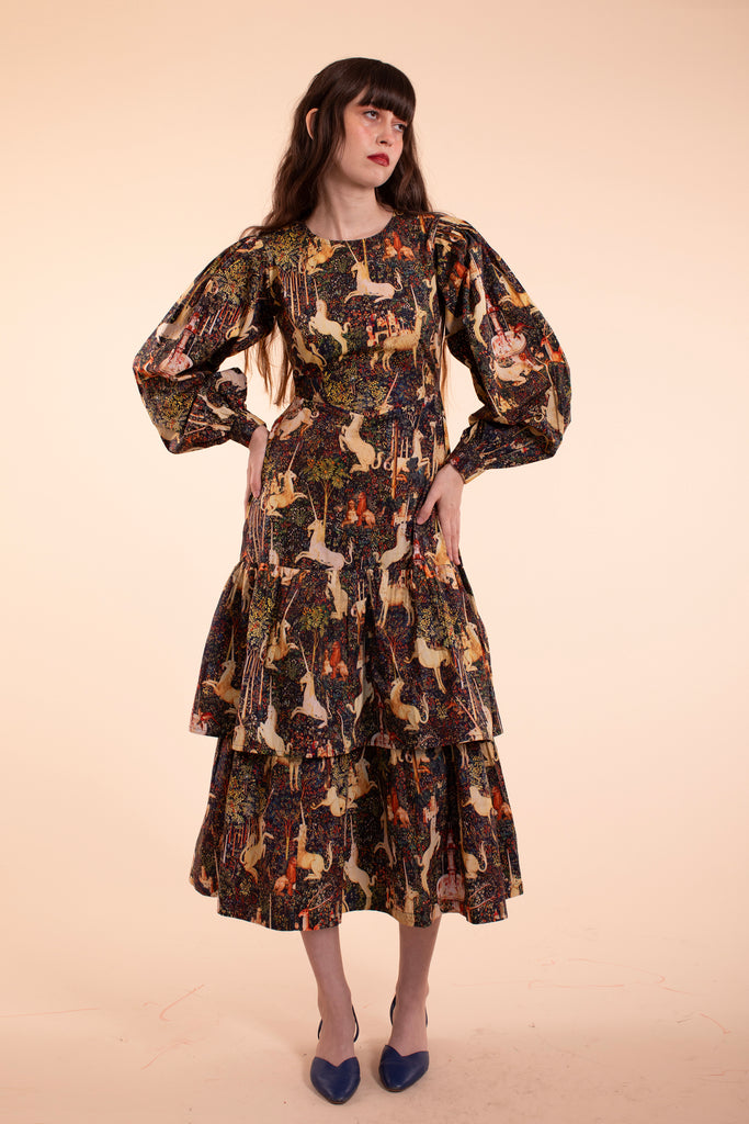 Rosemary Dress - Midnight Tapestry