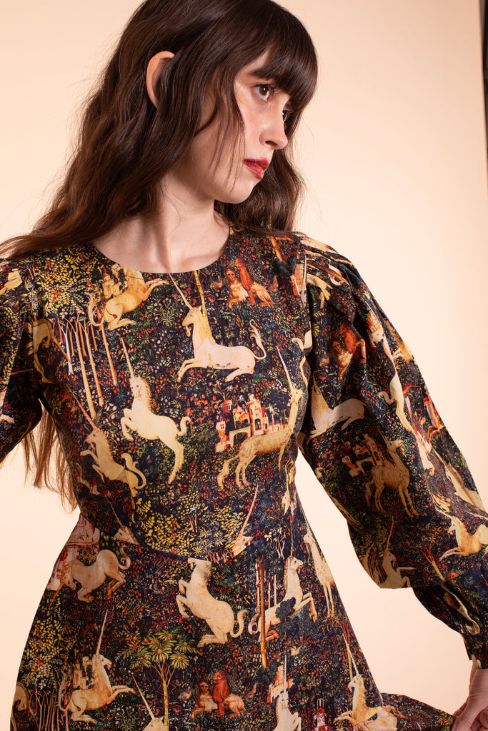 Rosemary Dress - Midnight Tapestry