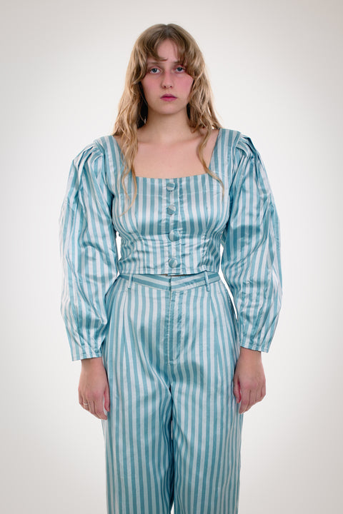 Marie Blouse - Antoinette Stripe