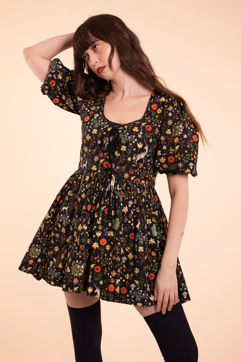 The Clara Dress -  Black Illuminated