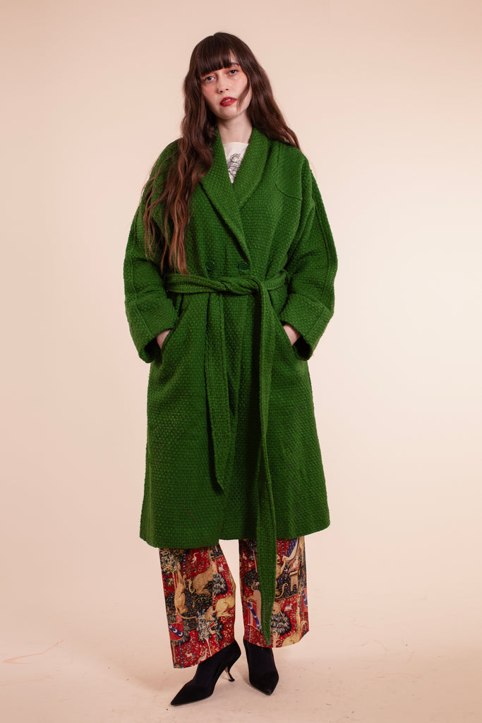 Chronicle Coat - Silk Wool Boucle