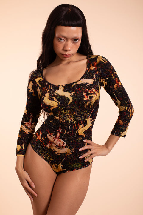 Primrose Leotard - Midnight Tapestry