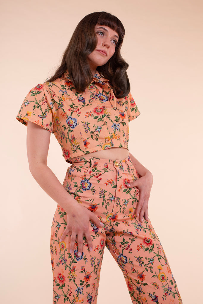 Scout Blouse - Pink Wallflower