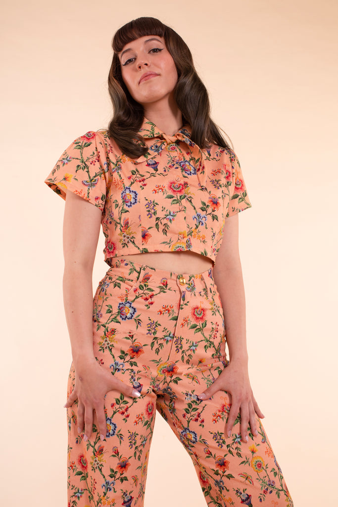 Scout Blouse - Pink Wallflower