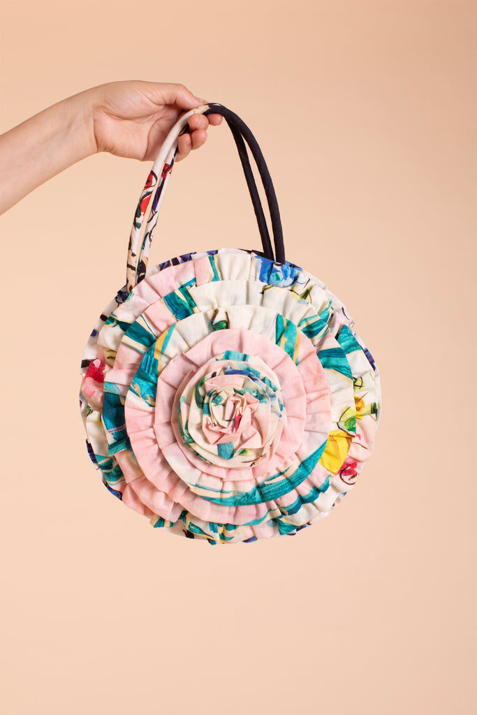Rosebud Bag - Mixed Porcelain