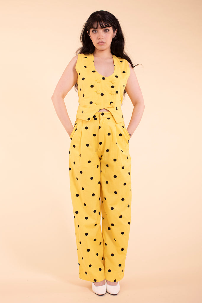 Noble Trouser - Buttercup Linen