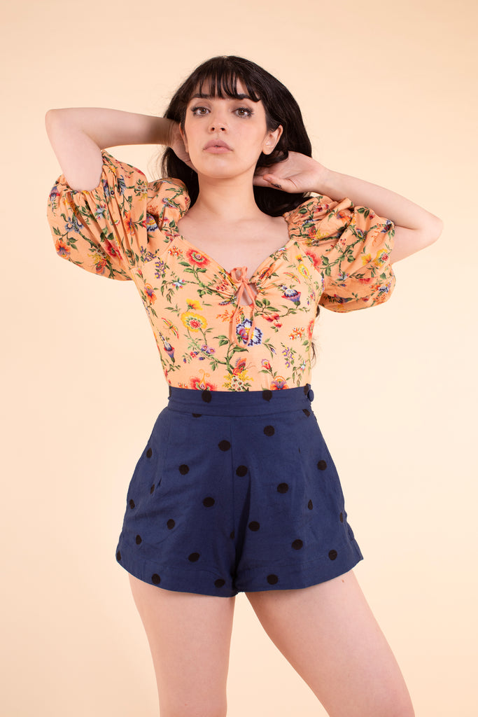 Noble Shorts - Indigo Linen