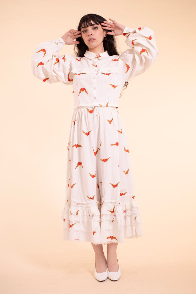 Bergamot Blouse - Heartwing Embroidery