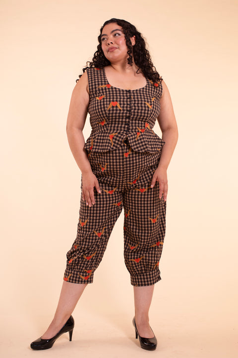 Bodleian Pants - Heartwing Embroidery