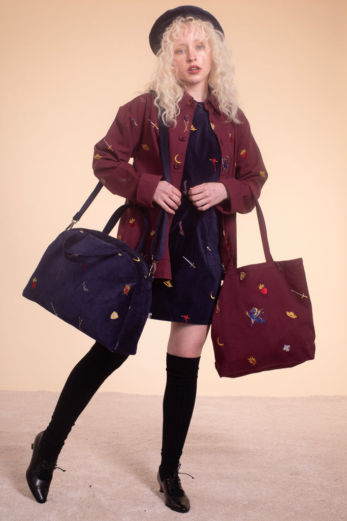Coat of Arms Tote - JoA Embroidery
