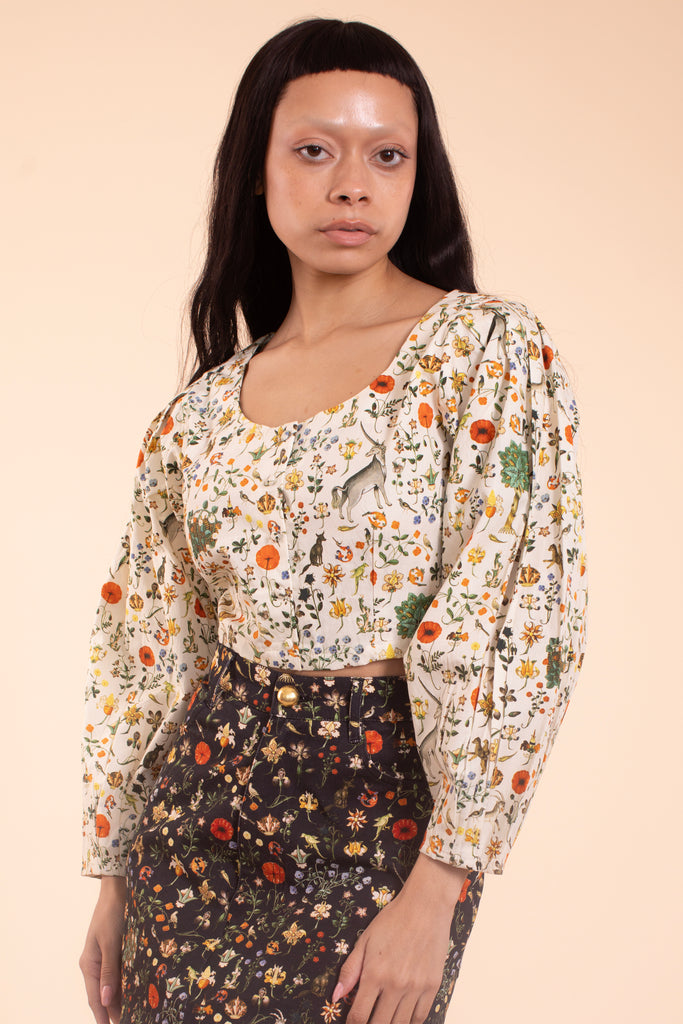 Troubadour Blouse - Ivory Illuminated