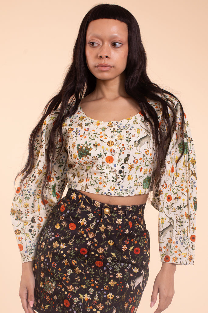 Troubadour Blouse - Ivory Illuminated