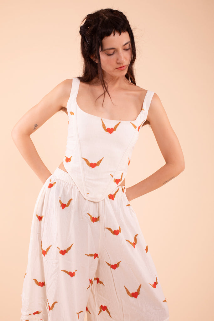 Valor Corset - Heartwing Embroidery