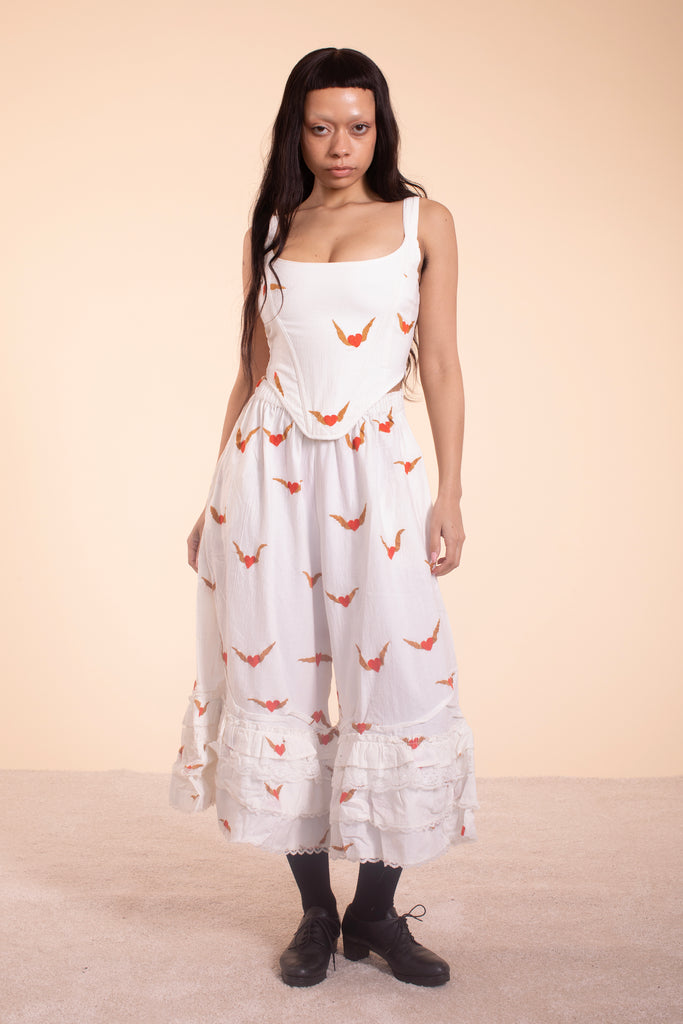 Romance Pants - Heartwing Embroidery