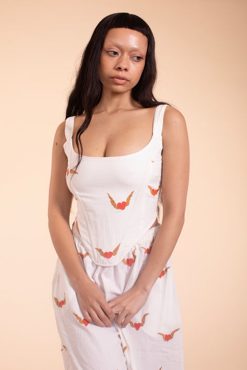 Valor Corset - Heartwing Embroidery