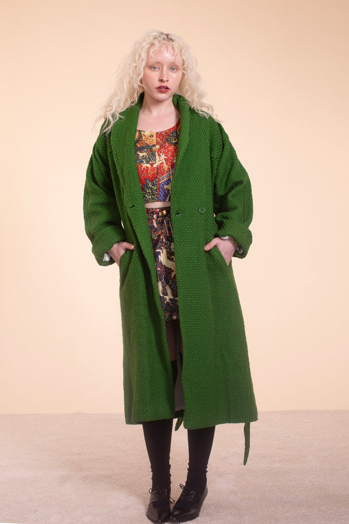 Chronicle Coat - Silk Wool Boucle