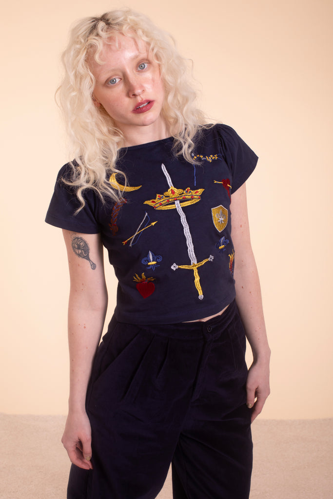 Coat of Arms Tee Shirt - JoA Embroidery