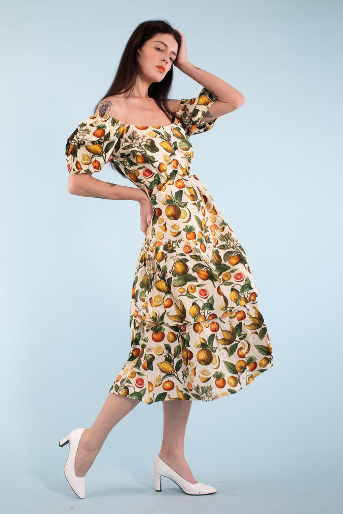 Siren Dress - Citrus - CM Archive Sale