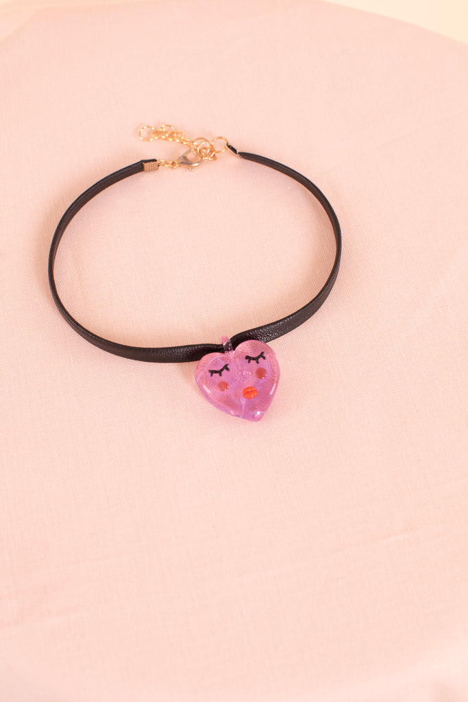 Valentine Choker - Pink
